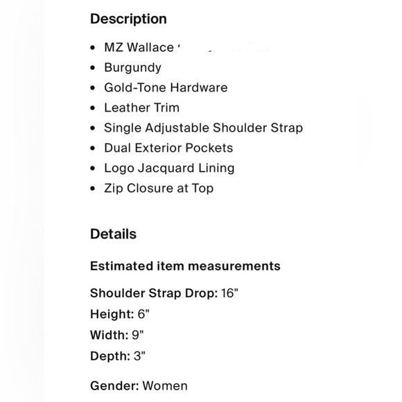 MZ Wallace Velvet Leather HandBag in Velvet - Picture 5 of 10